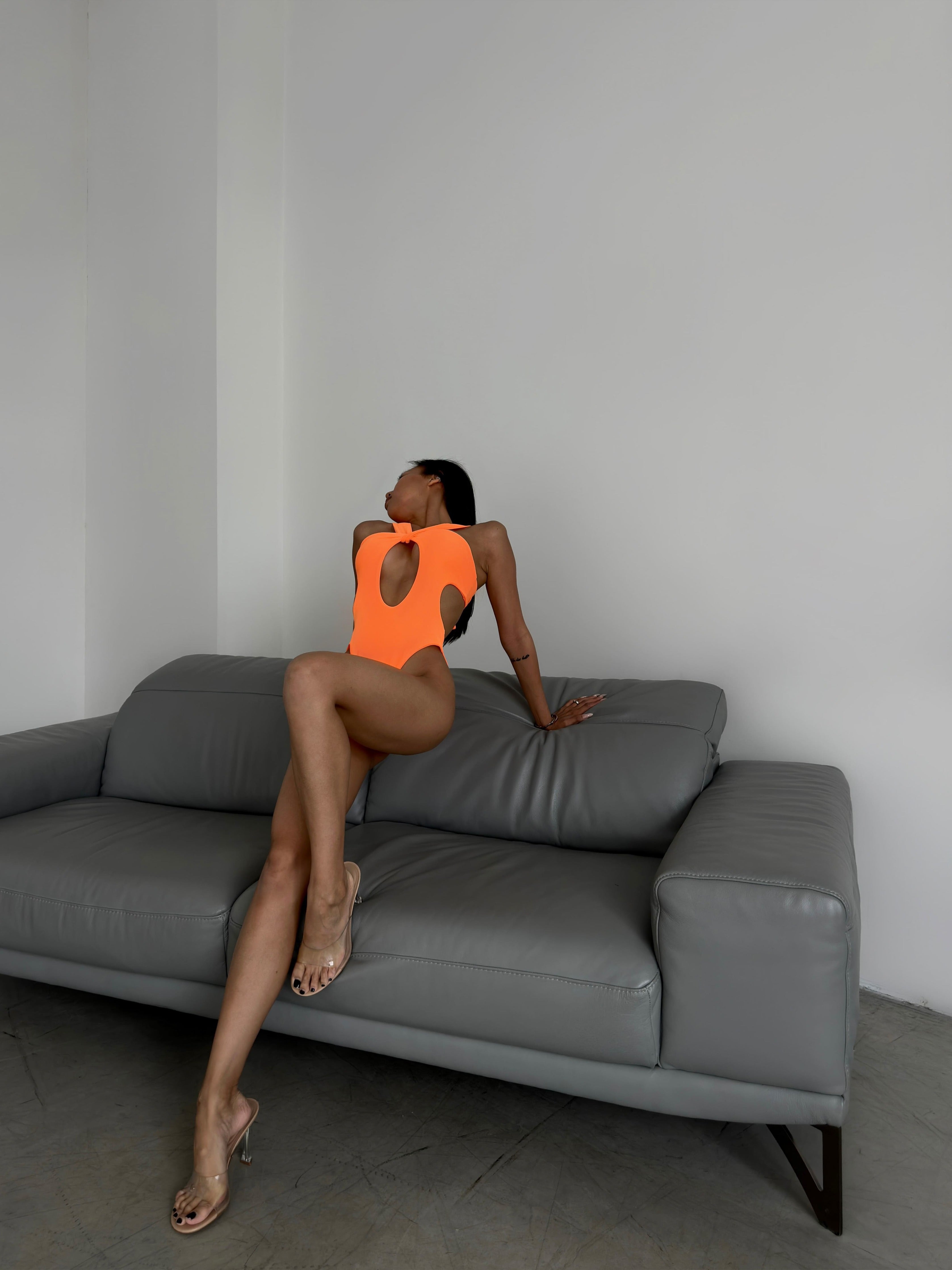 Bahamas One Piece in Orange