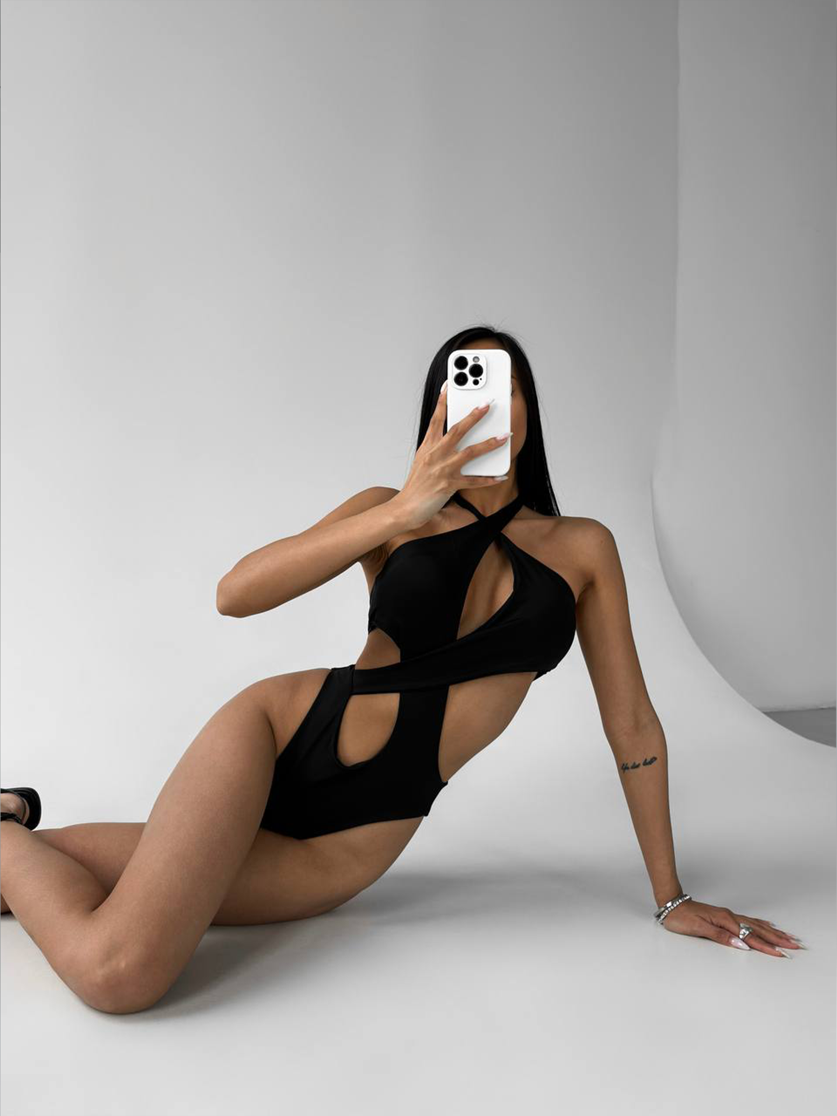 Maldives One Piece in Black