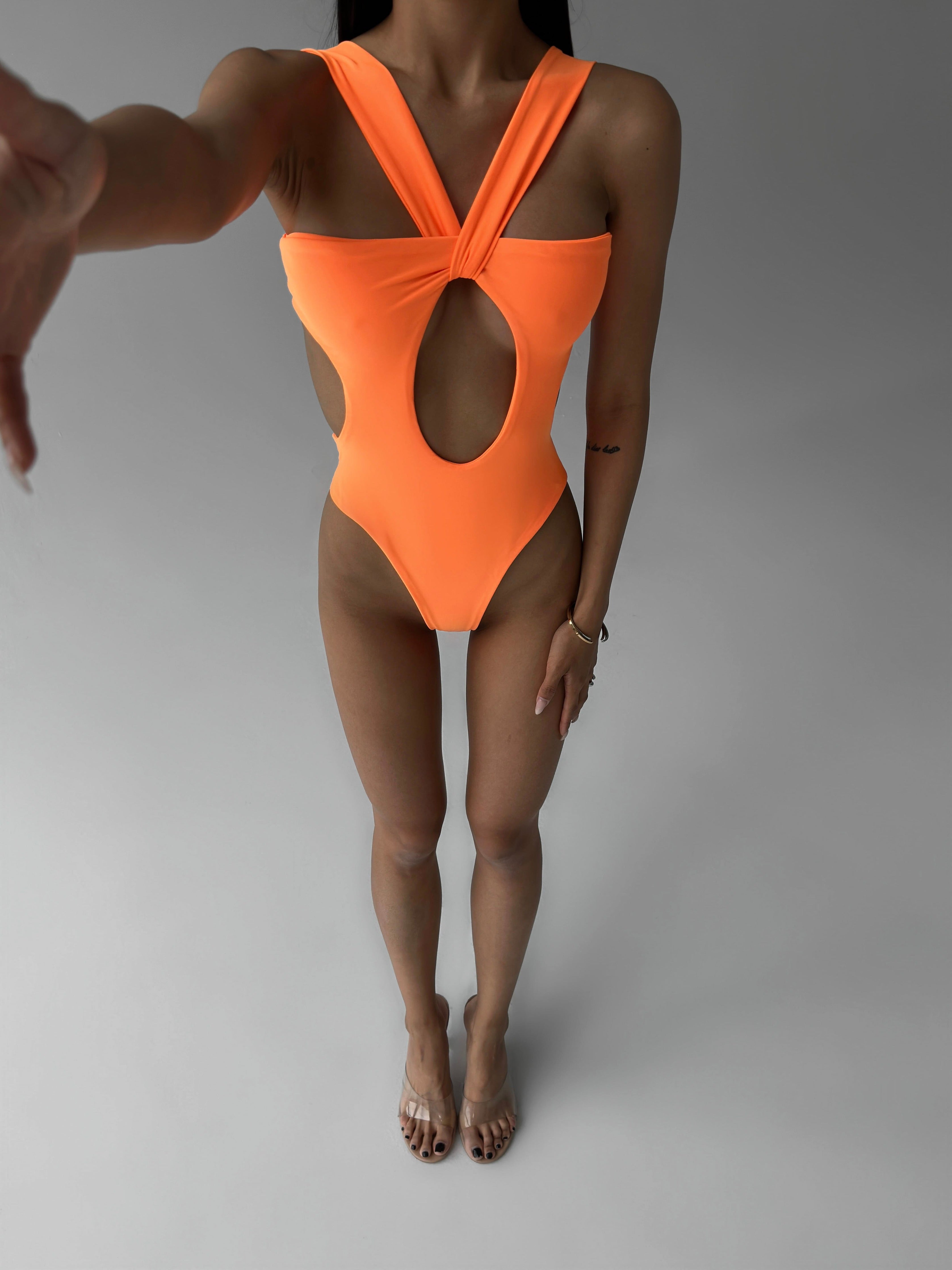 Bahamas One Piece in Orange