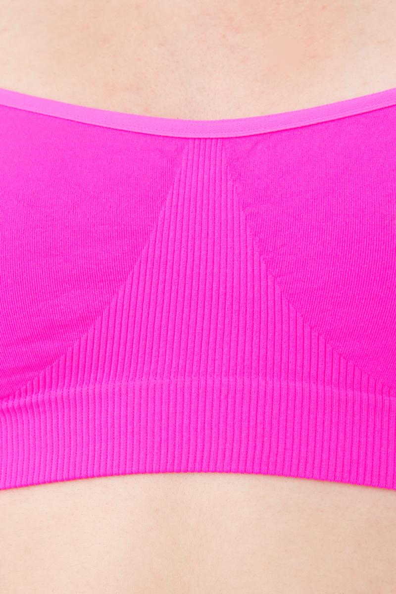 Seamless Cami Bra in Neon Pink