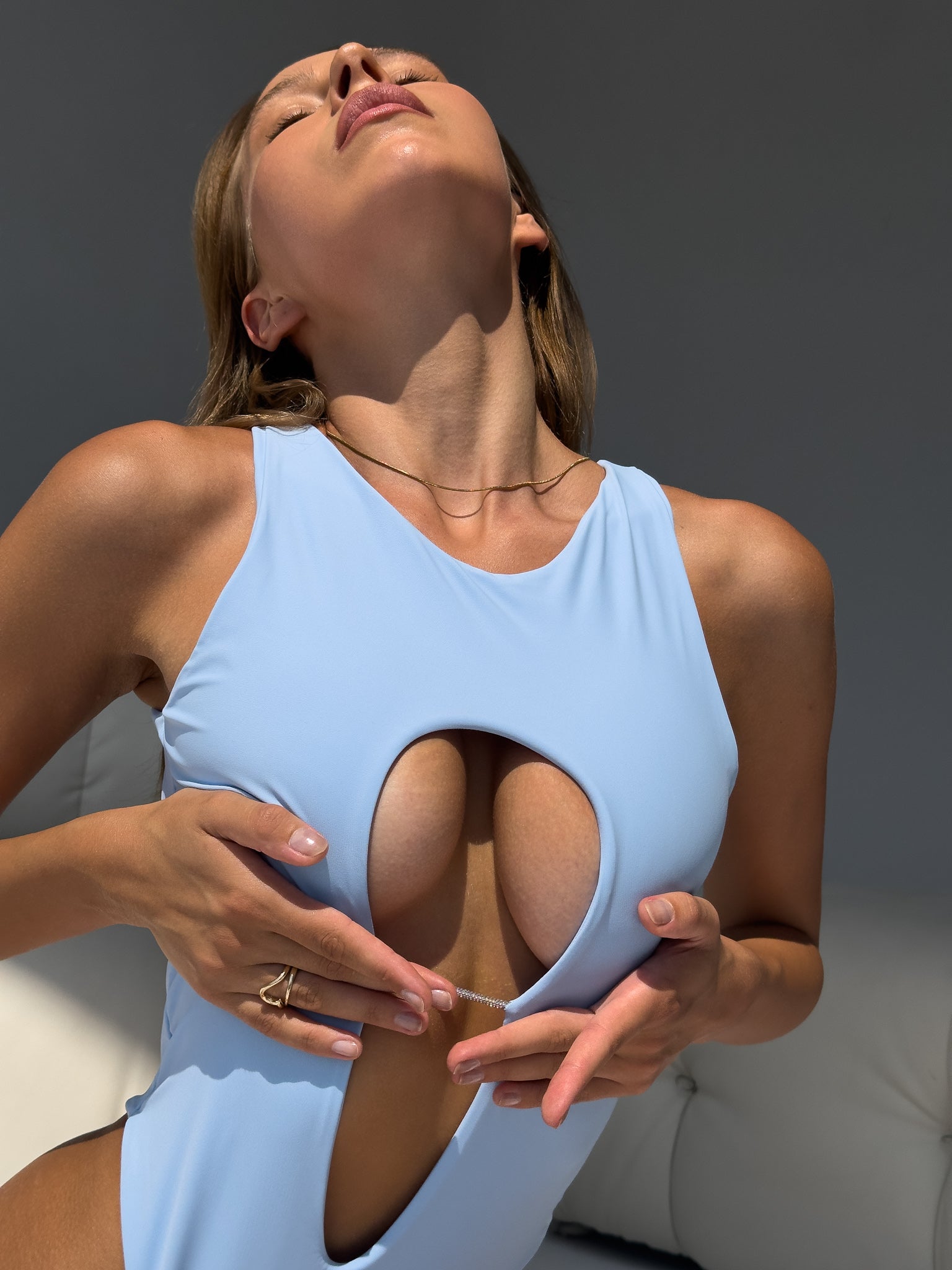 Ibiza One Piece in Baby Blue