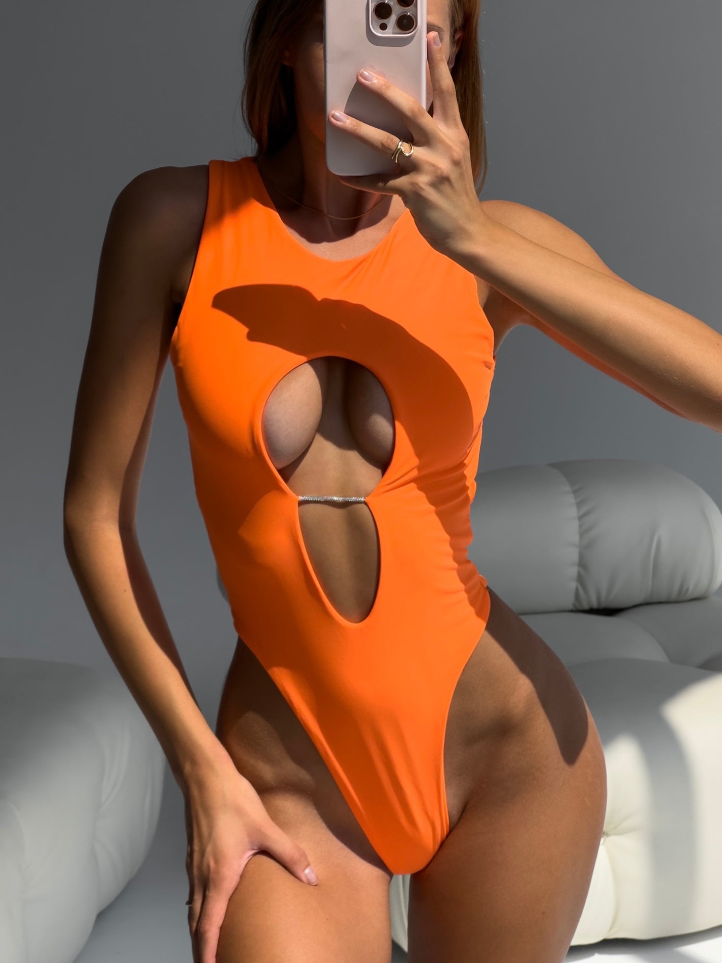 Ibiza One Piece in Orange