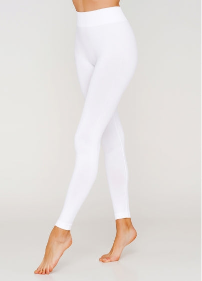 Seamless High Waist Leggings in White