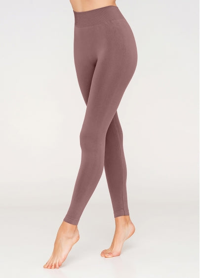Seamless High Waist Leggings in Brown