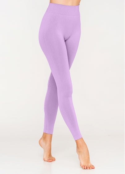 Seamless High Waist Leggings in Light Purple