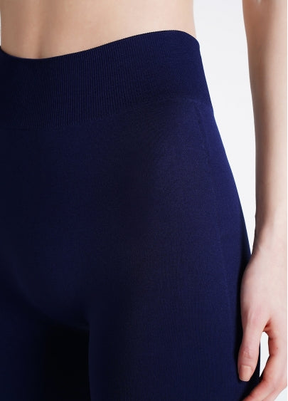 Seamless High Waist Leggings in Navy Blue
