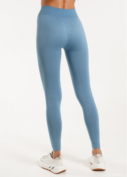 Seamless High Waist Leggings in Dusk Blue