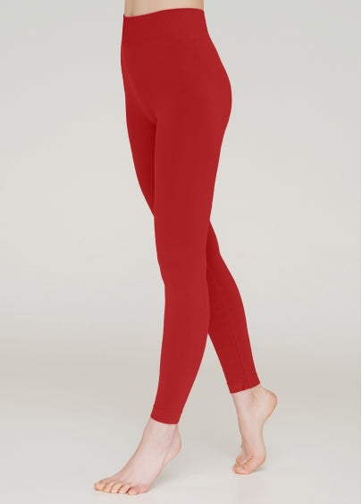 Seamless High Waist Leggings in Wine