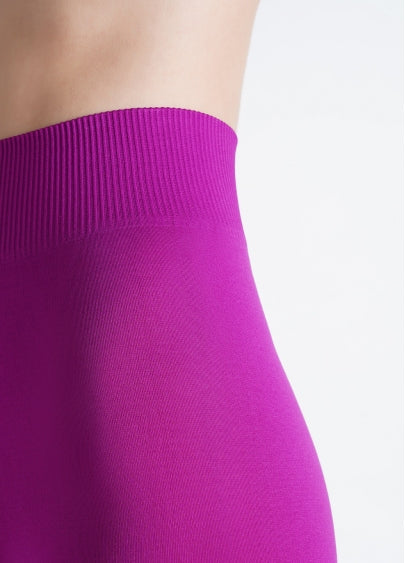 Seamless Mid Waist Leggings in Deep Purple