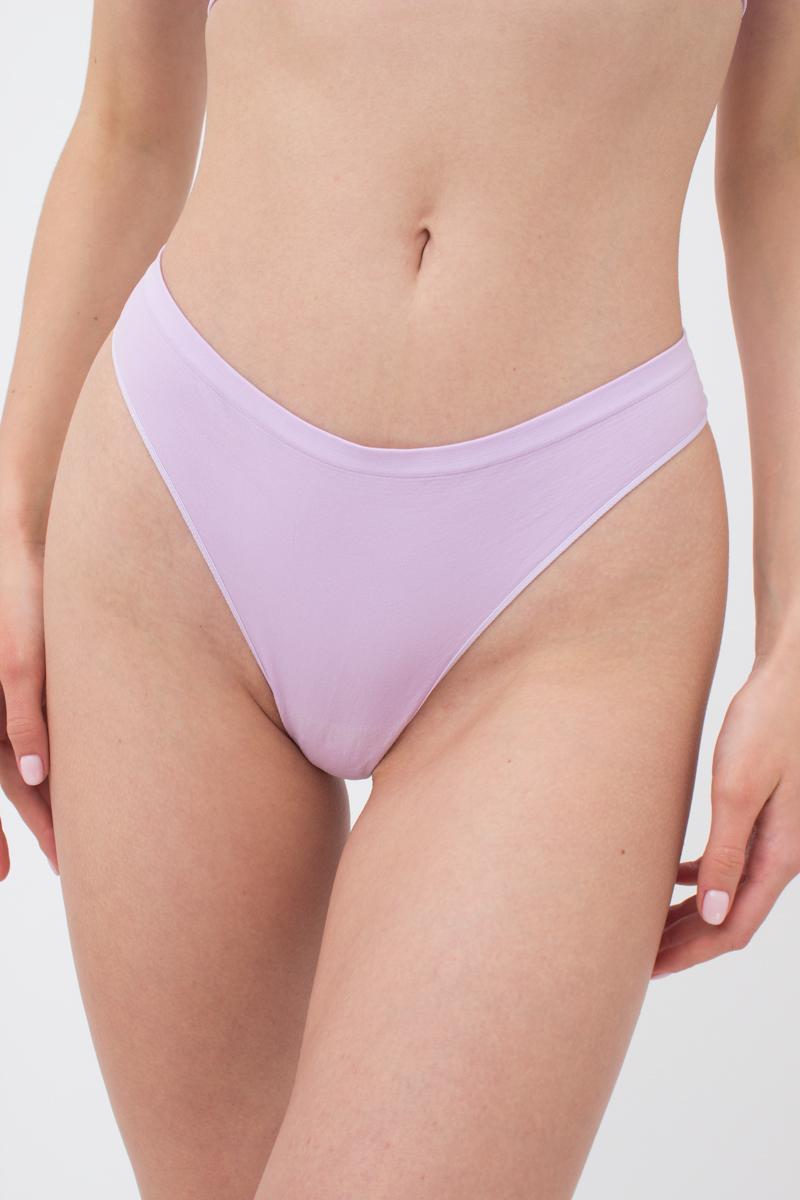 Seamless Thong Panty in Light Purple