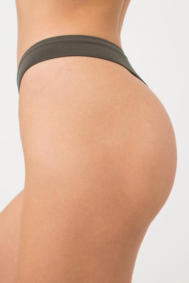 Seamless Thong Panty in Khaki