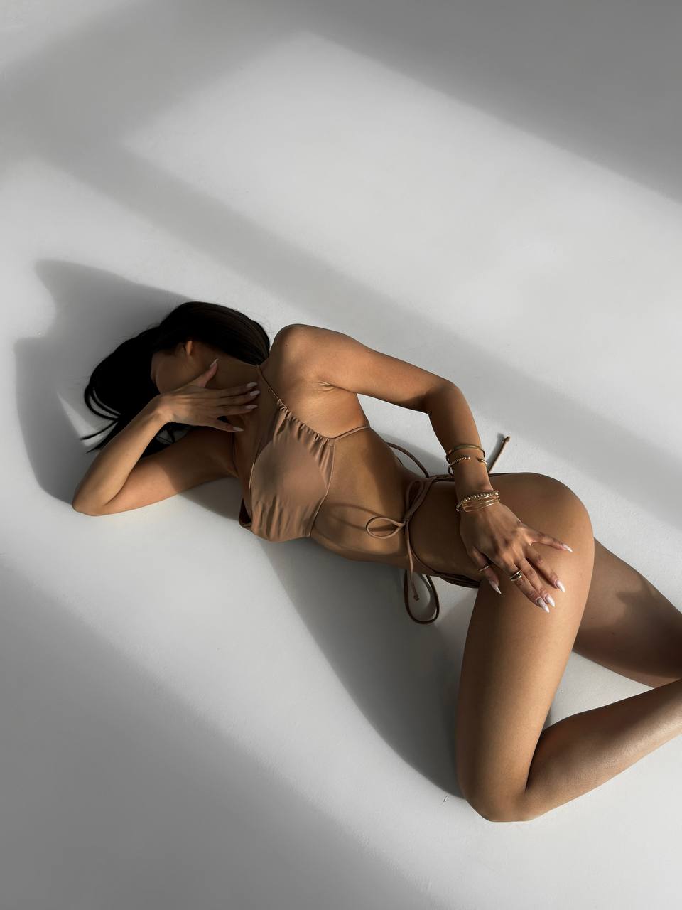 Bali Bandeau Bikini Set in Mocca