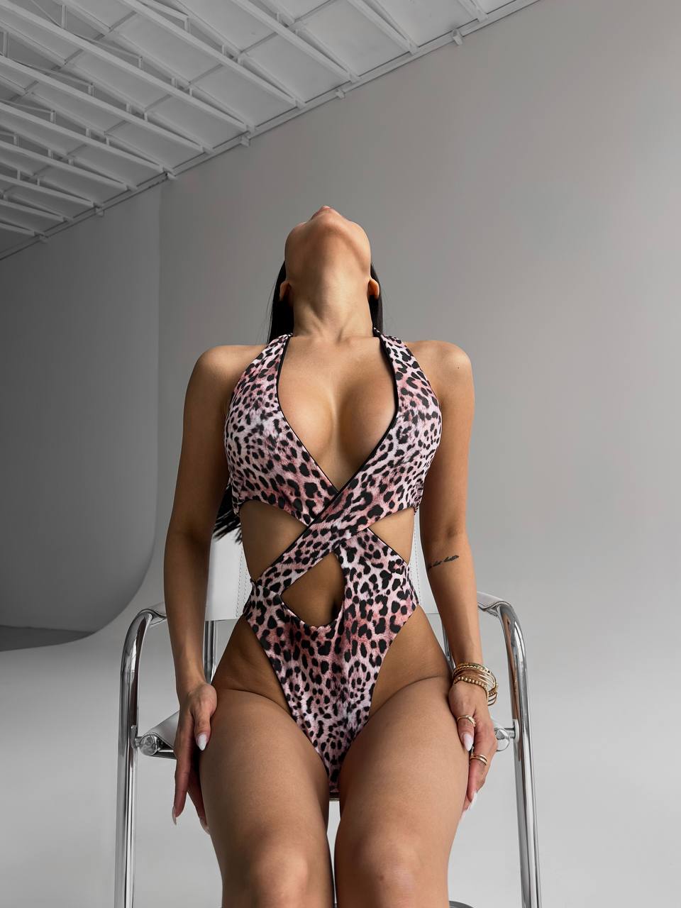 Maldives One Piece in Leopard Print
