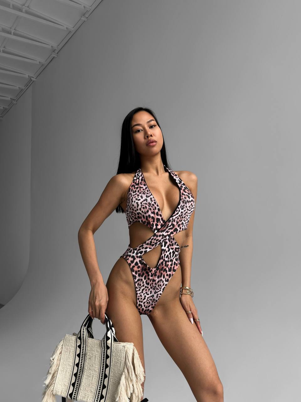 Maldives One Piece in Leopard Print