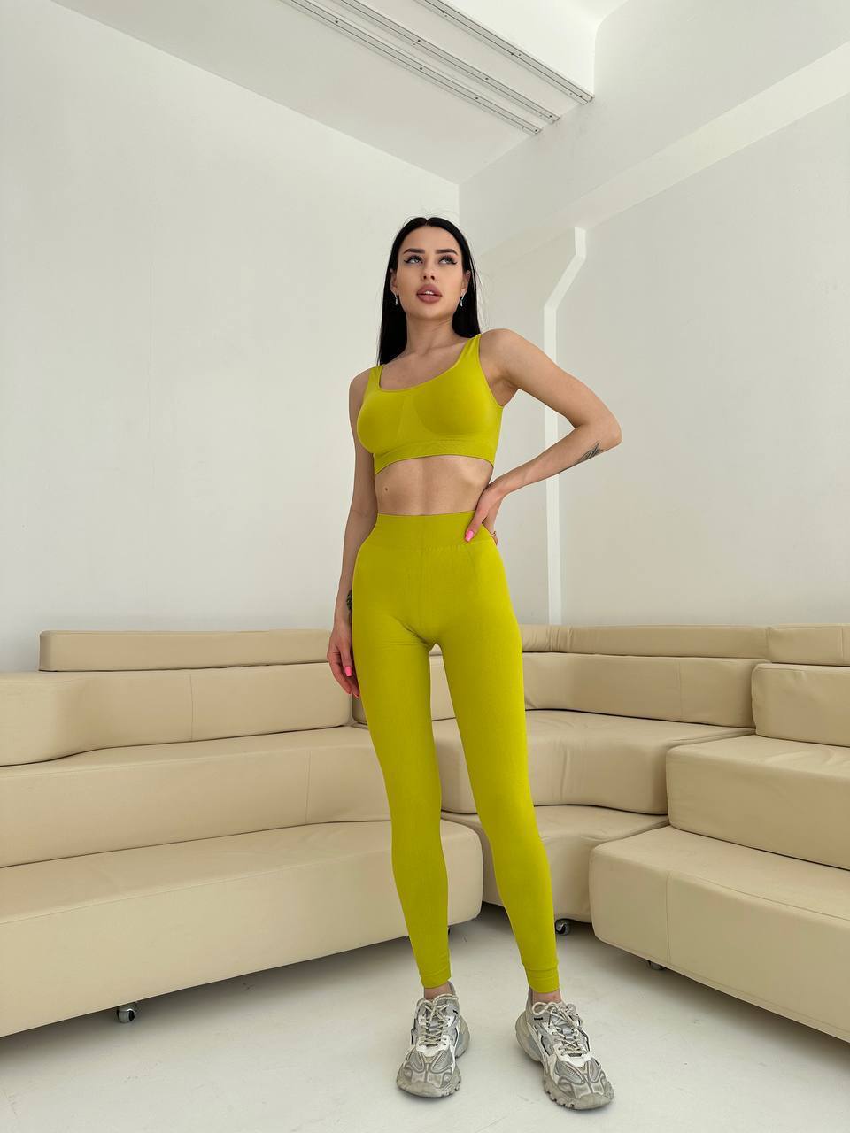 Seamless High Waist Leggings in Meadow