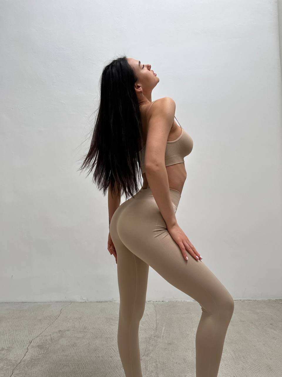 Seamless Cami Bra in Beige