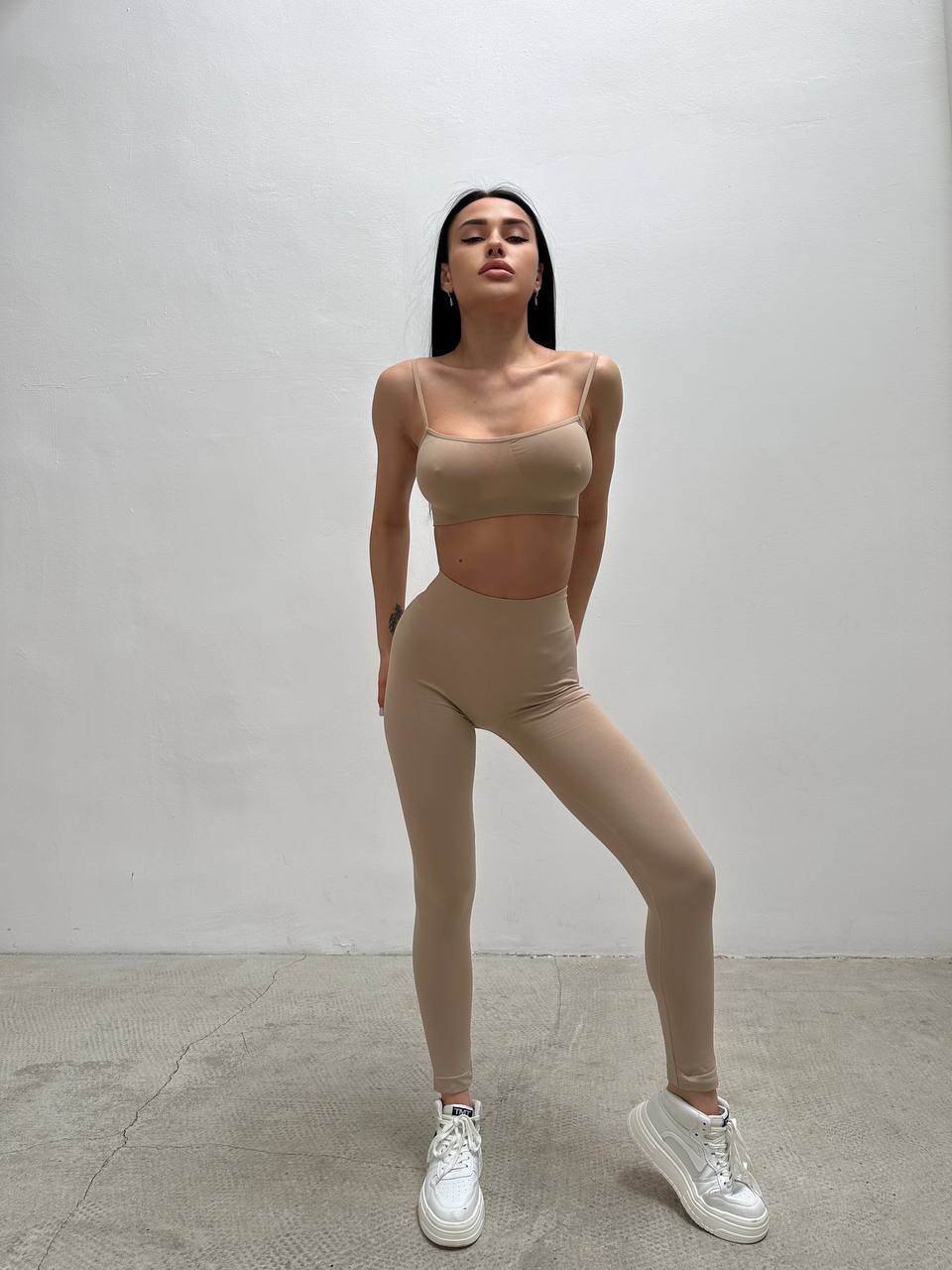 Seamless Cami Bra in Beige