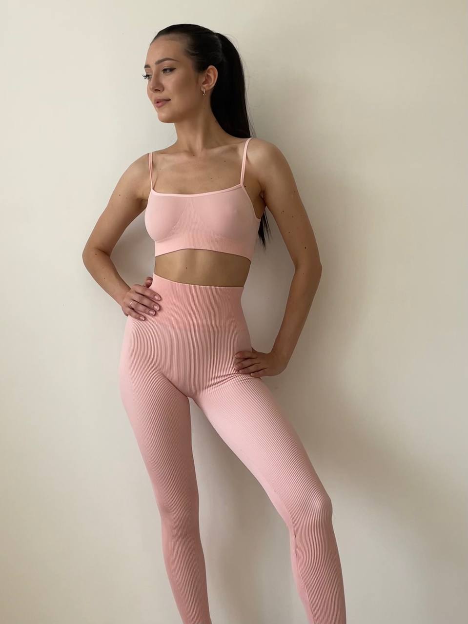 Seamless Cami Bra in Baby Pink