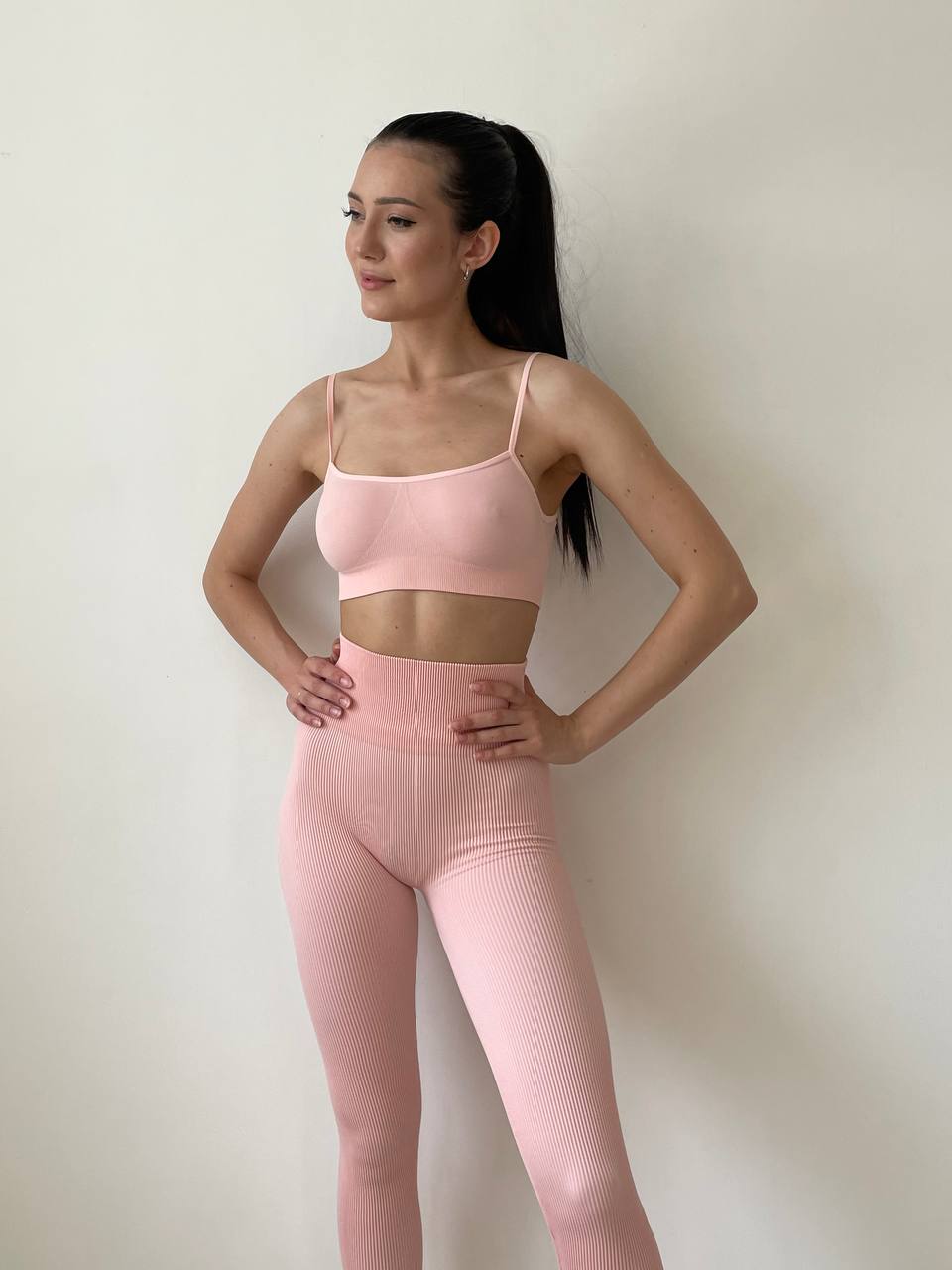 Seamless Cami Bra in Baby Pink