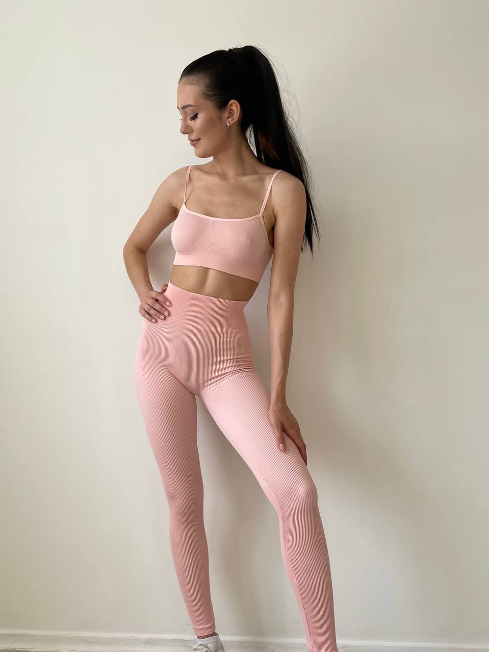 Seamless Cami Bra in Baby Pink