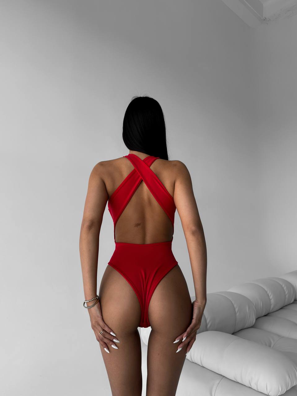 Cabo One Piece in Red