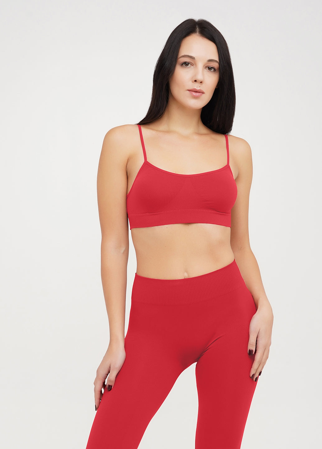 Seamless Cami Bra in Red