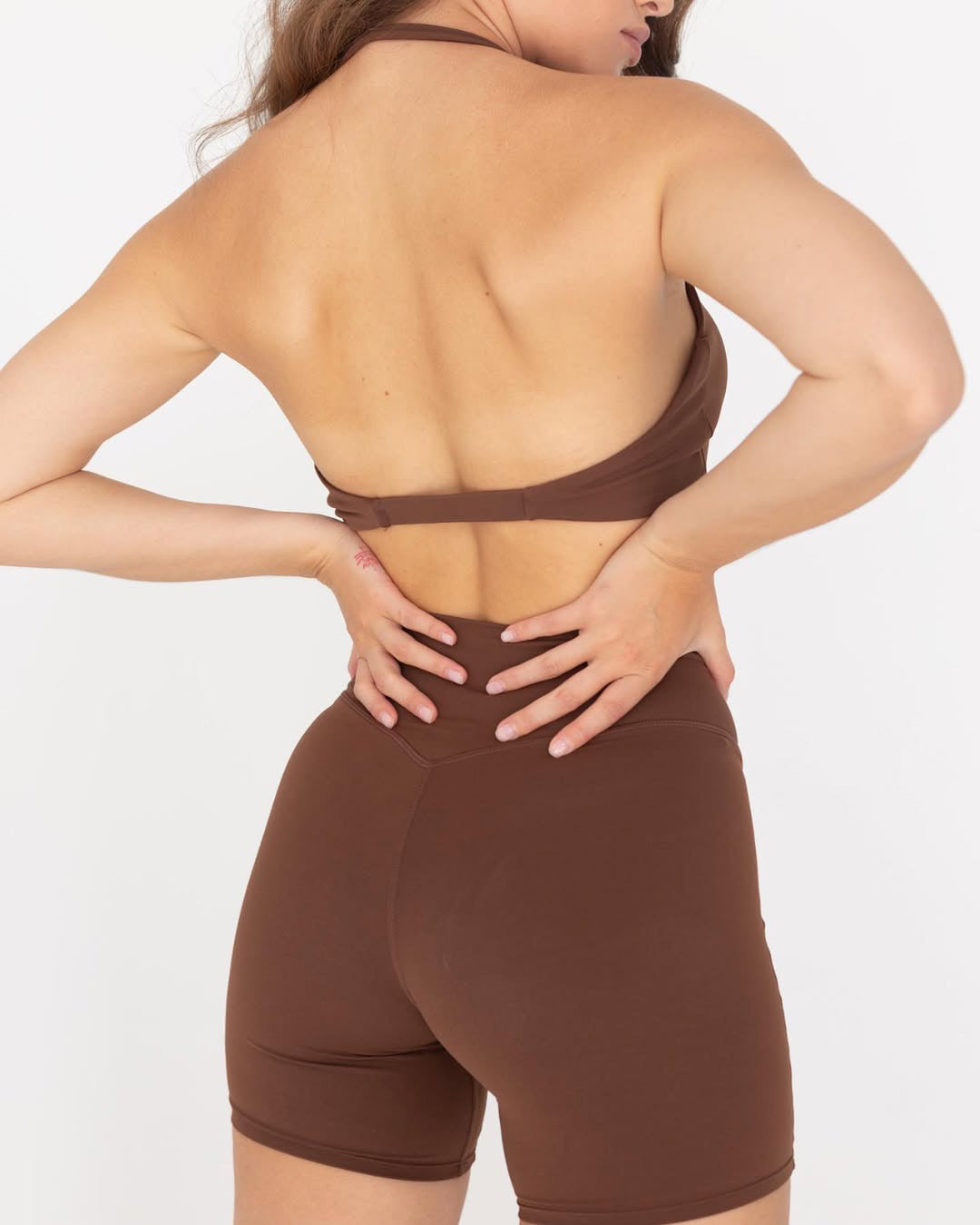 Nyx Halter Top in Brown