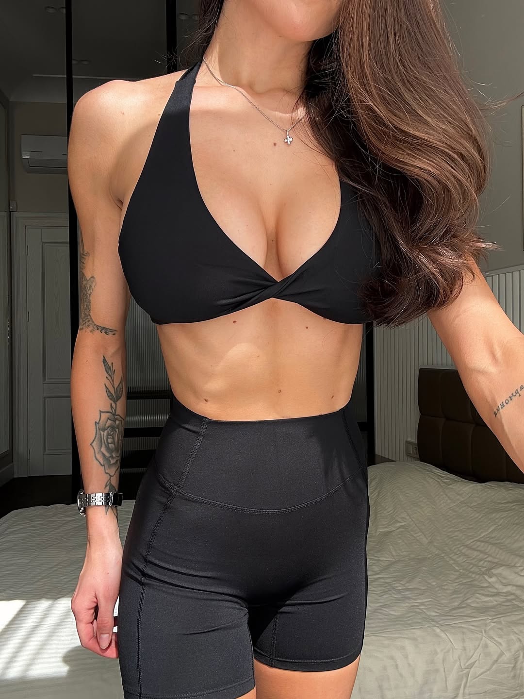 Nyx Halter Top in Black