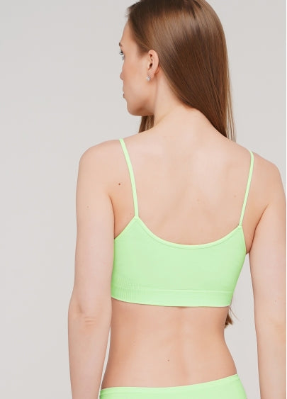 Seamless Cami Bra in Pistachio