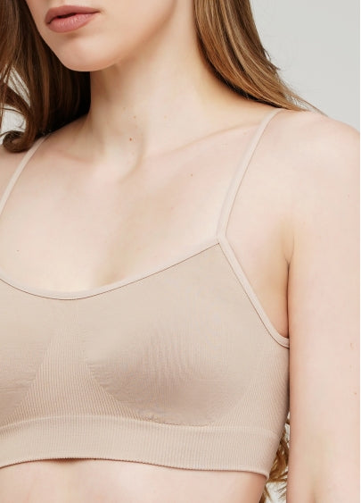 Seamless Cami Bra in Beige