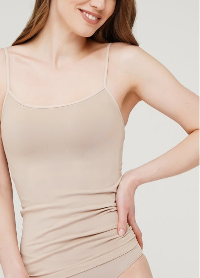 Seamless Camisole in Beige