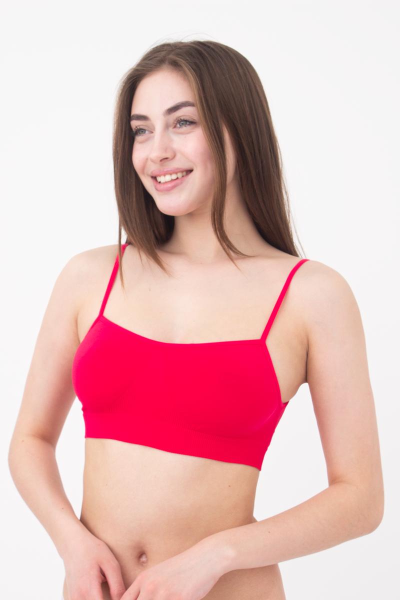 Seamless Cami Bra in Deep Pink