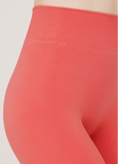 Seamless High Waist Leggings in Coral