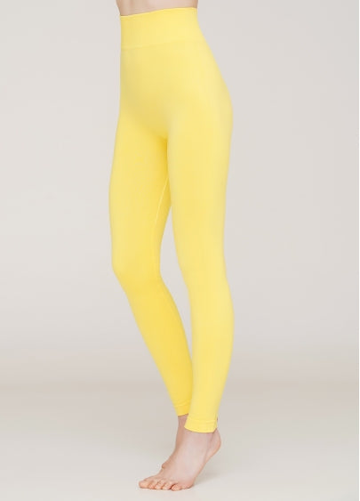 Seamless High Waist Leggings in Yellow