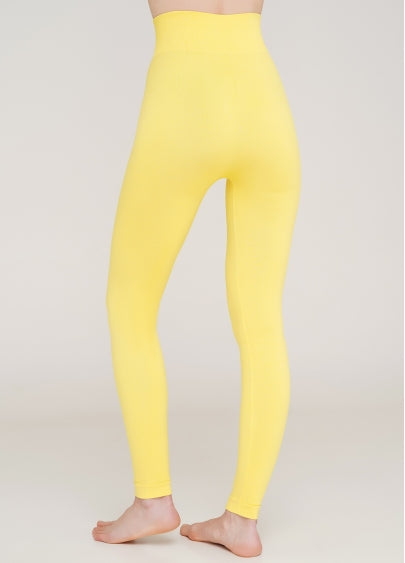 Seamless High Waist Leggings in Yellow