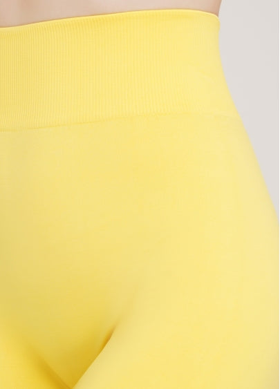 Seamless High Waist Leggings in Yellow