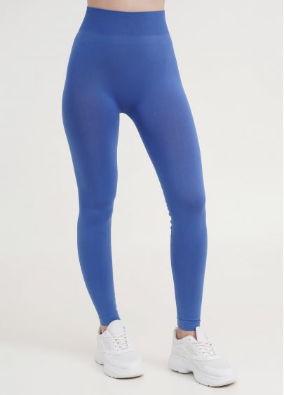 Seamless High Waist Leggings in Blue