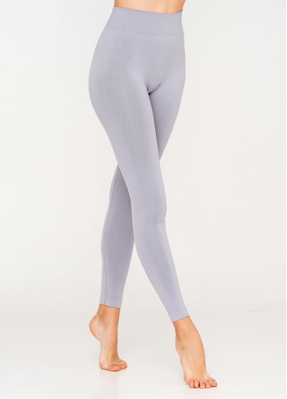 Seamless High Waist Leggings in Gray