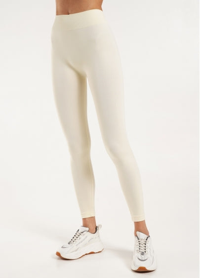 Seamless High Waist Leggings in Vanilla