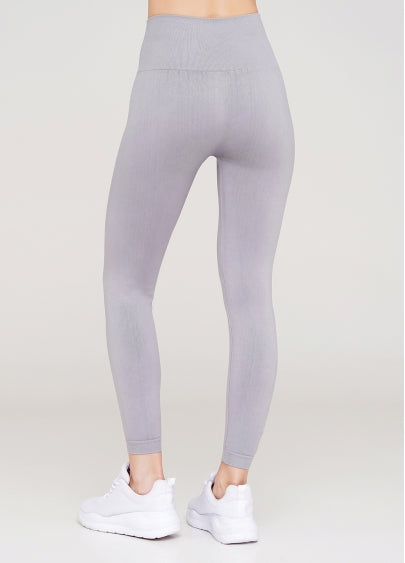 Seamless Ultra Wide Waistband Leggings in Gray