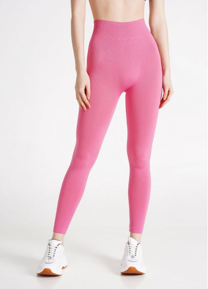 Seamless Mid Waist Leggings in Bubblegum