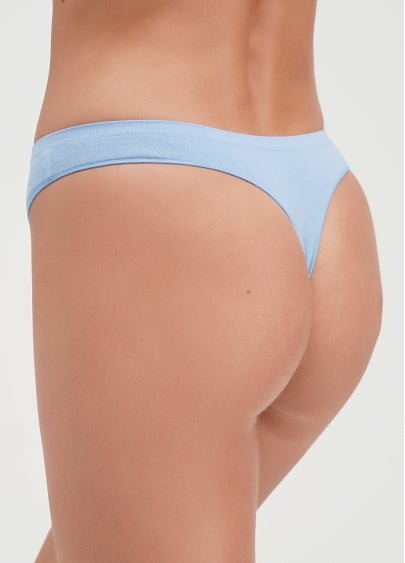 Seamless Thong Panty in Baby Blue