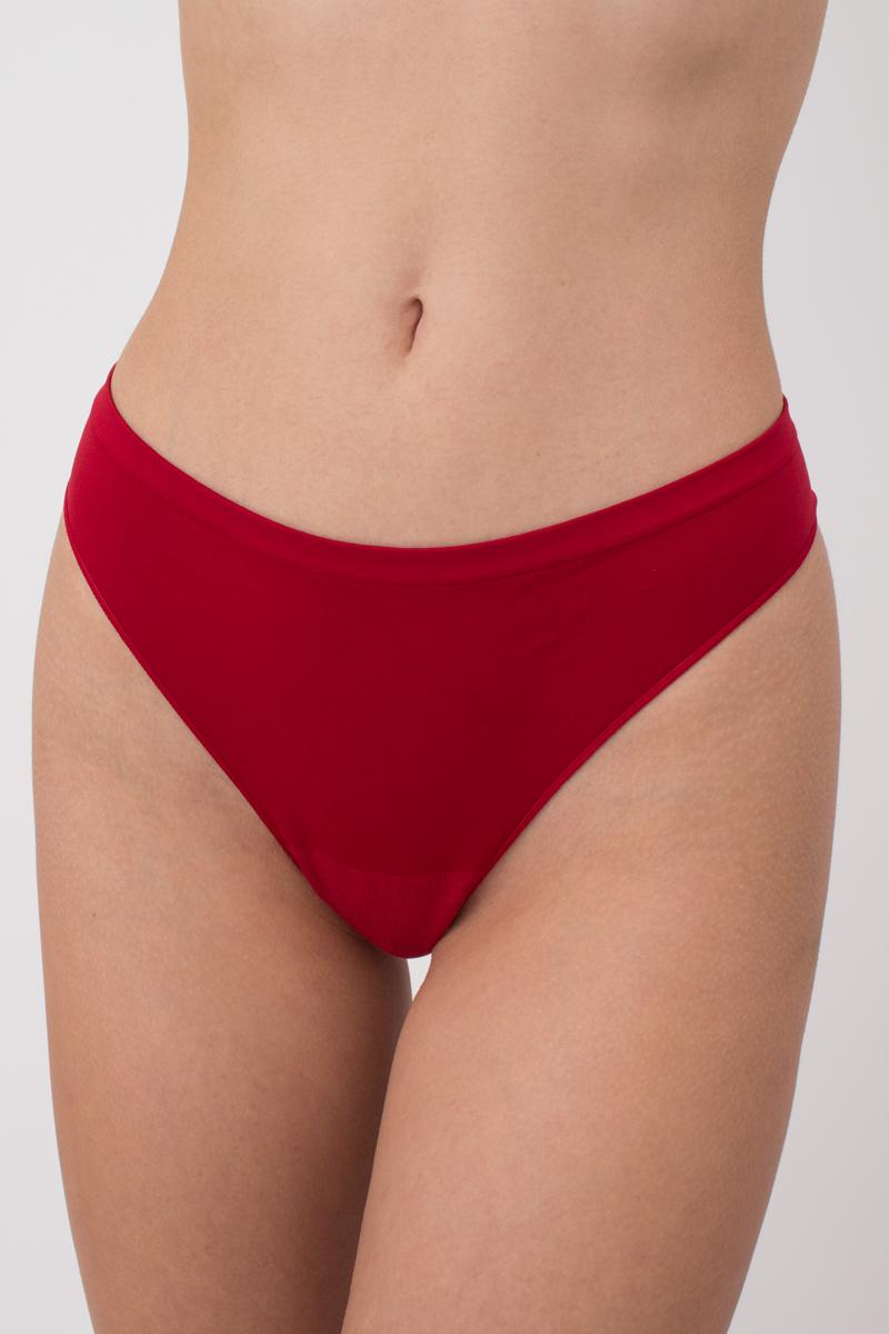 Seamless Thong Panty in Wine