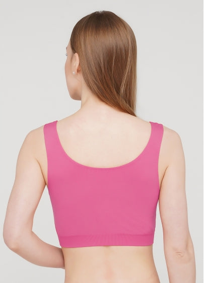 Seamless Wellness Bra in Bubblegum