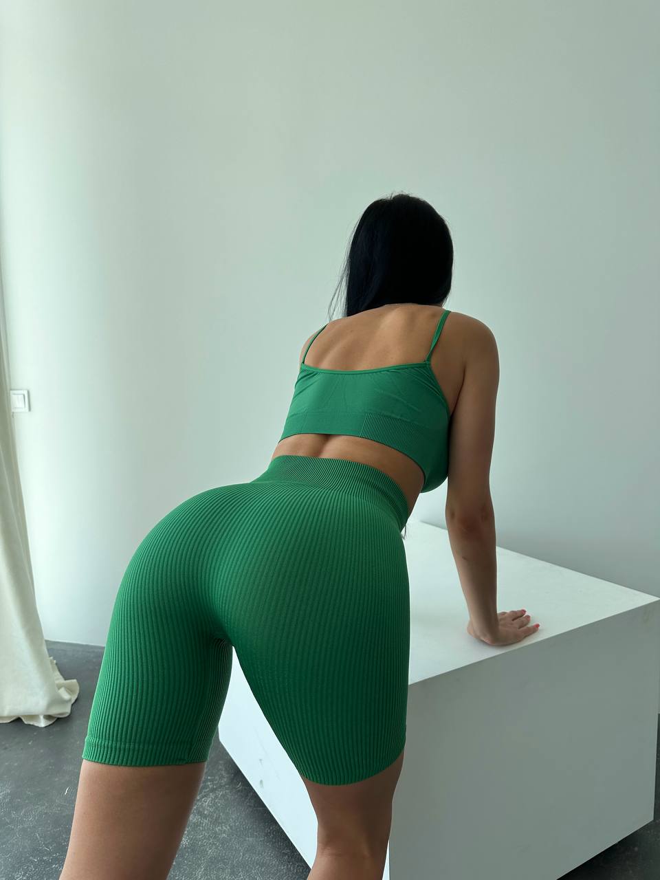 Seamless Cami Bra in Green