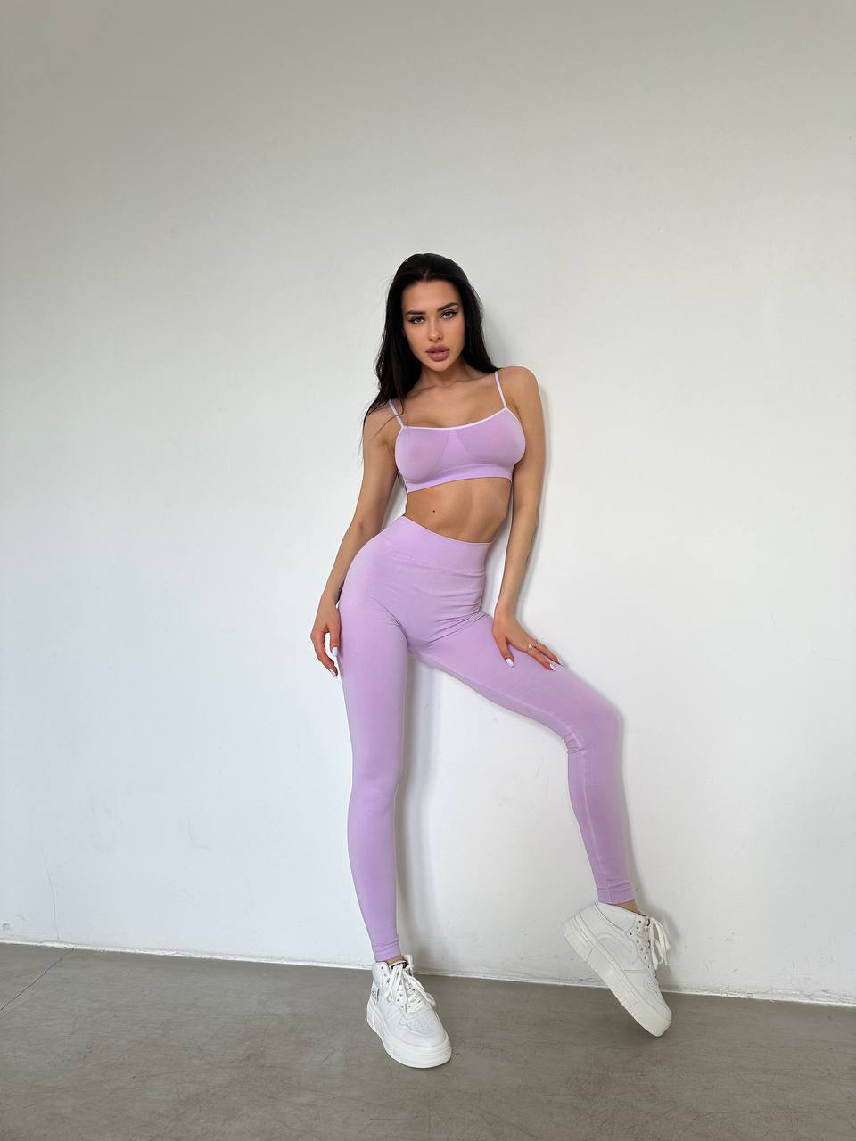 Seamless Cami Bra in Light Purple