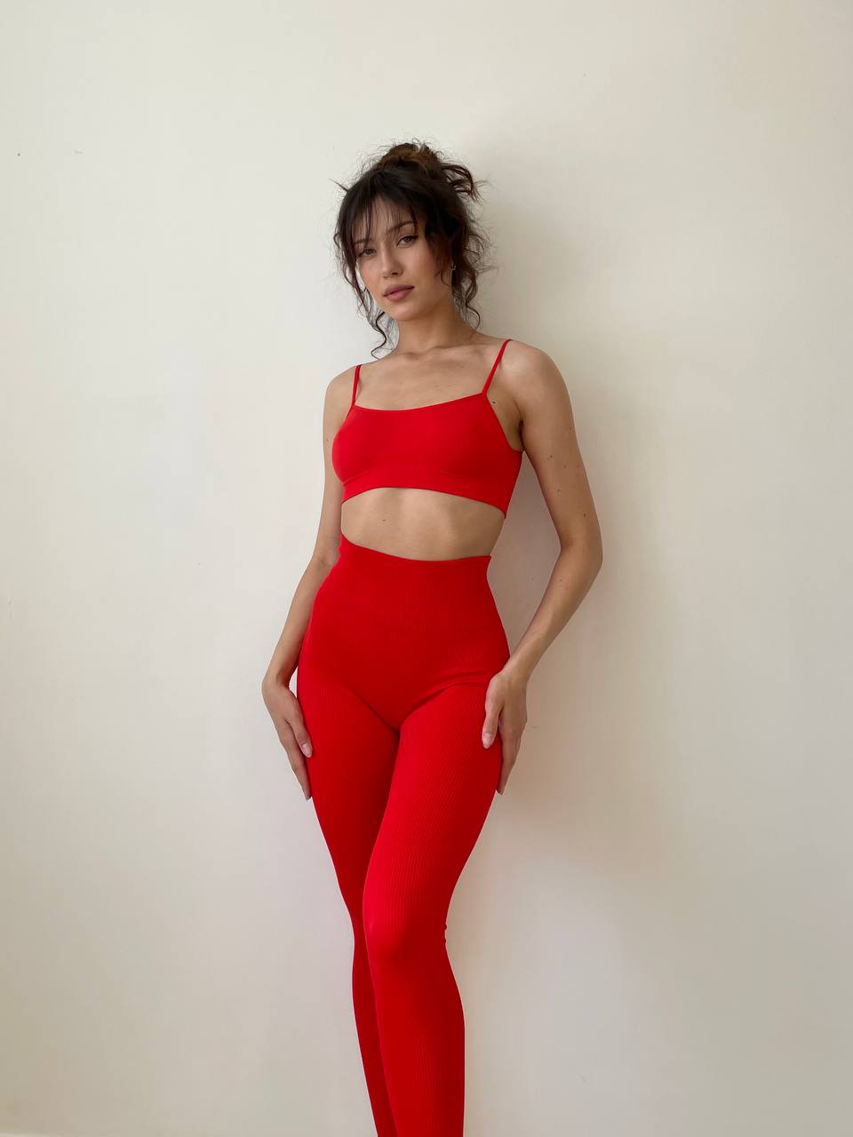 Seamless Cami Bra in Red