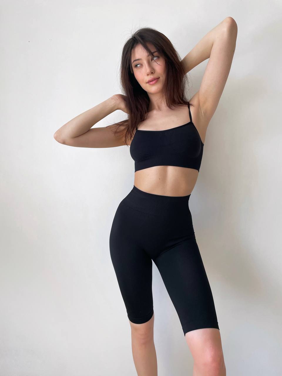 Seamless Cami Bra in Black